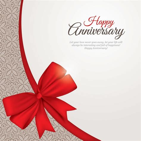 Abstract Anniversary Card Template