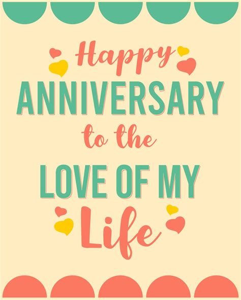 Anniversary Card Template for Couples in Love