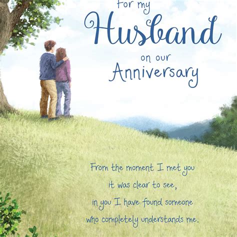 Anniversary card templates for husband