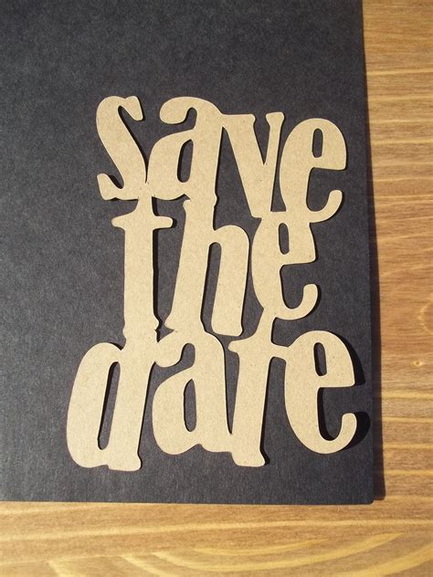 Anniversary die-cut invitations