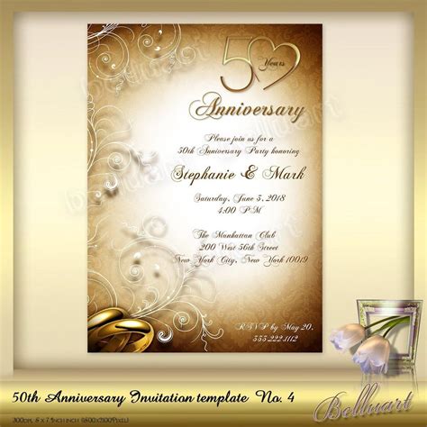 Anniversary Party Invitation Templates