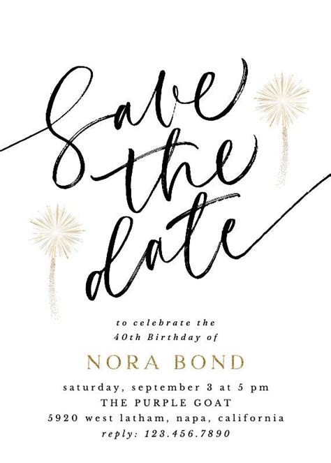 Anniversary Party Invitation Templates Design 4