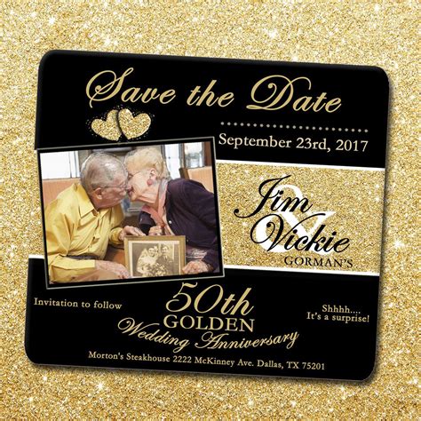 Anniversary Save the Date Template