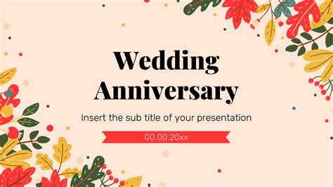 Anniversary PowerPoint Template