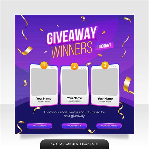 Announcing Raffle Winners on Social Media