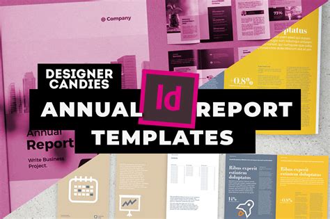 Annual Report InDesign Template Design 1