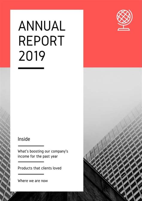 Annual Report Template Canva