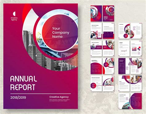 Annual Report Template Design