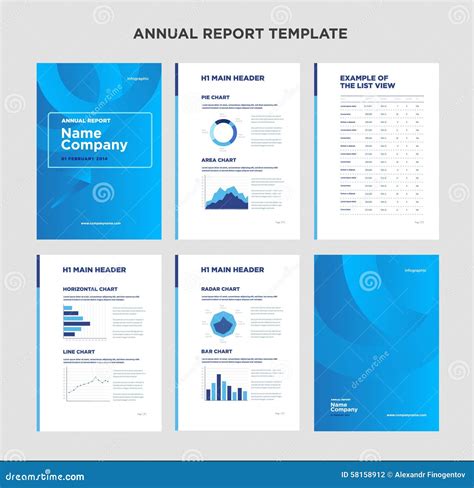 Annual Report Template Design 2017