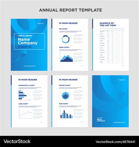 Annual Report Template Design