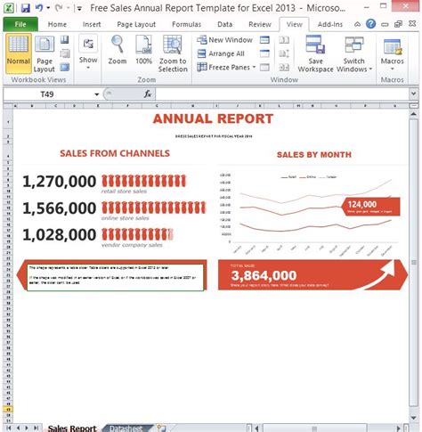 Annual Report Template Excel