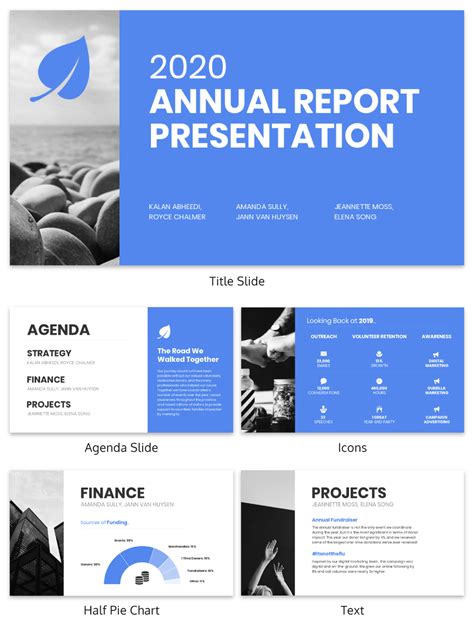 Annual Report Template for Non-Profit by Vertex42