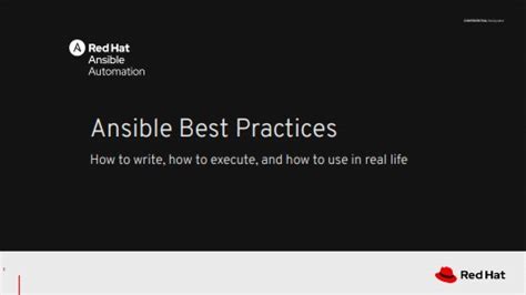 Ansible Best Practices