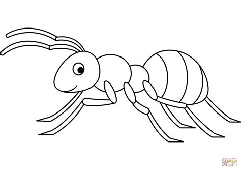 Ant Coloring Pages