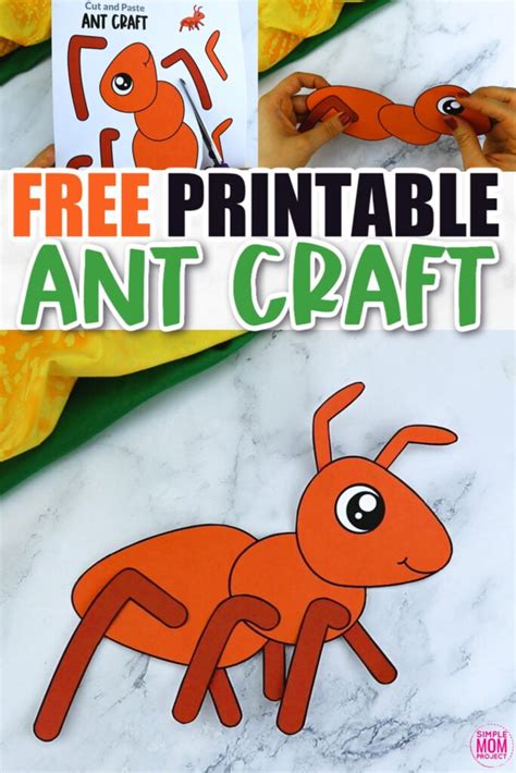 Ant Craft Templates for Preschool