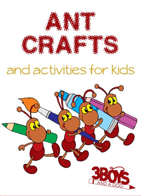 Ant-Themed Crafts for Kids