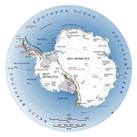 Antarctica Map