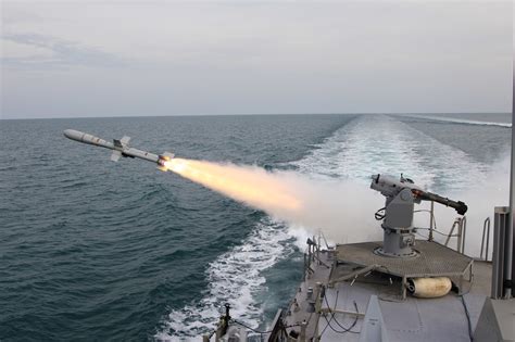 Anti-ship missile launch