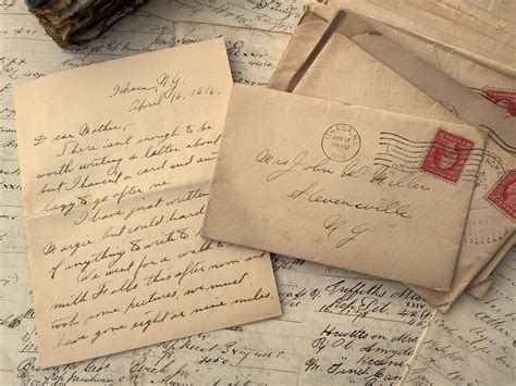 Antique Letters in the Public Domain