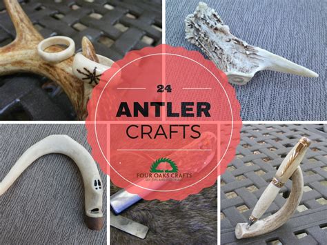 Antler crafts and DIY projects