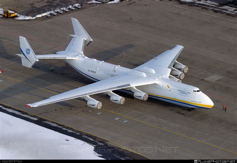 The Antonov An-225 Mriya on a runway