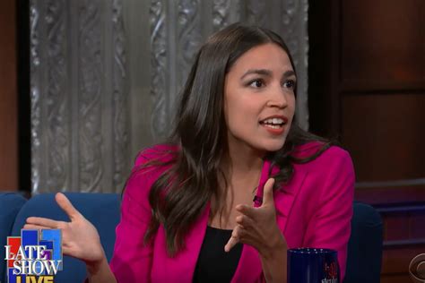 AOC at a debate