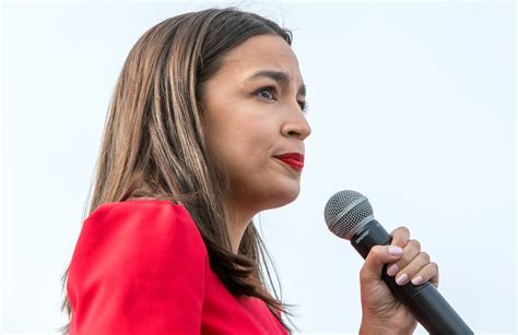 AOC speaking to a group of young people