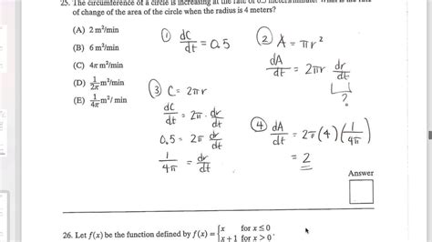 AP Calc AB Exam Prep