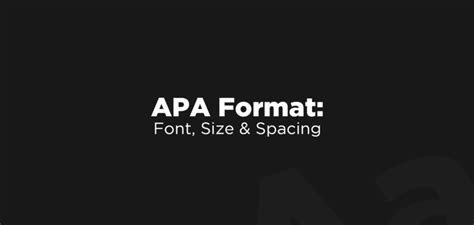 APA Format Font Example