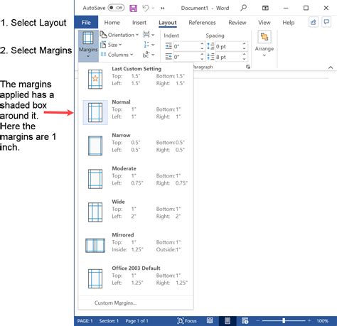 APA Format Margins Example