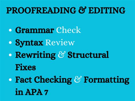 APA Format Proofreading Example