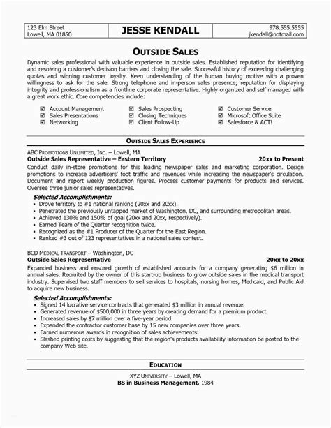 APA Format Resume Template Example 3