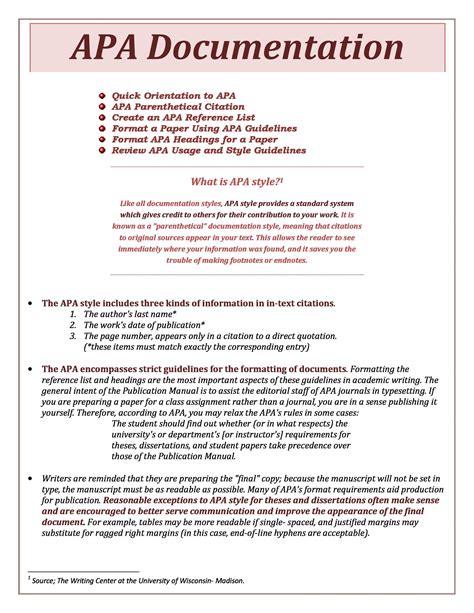 APA Format Template Best Practices