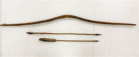 An Apache bow with arrows