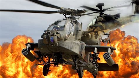 Apache Helicopter in Action