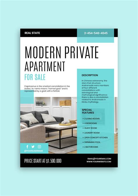 Apartment Flyer Template Gallery 6