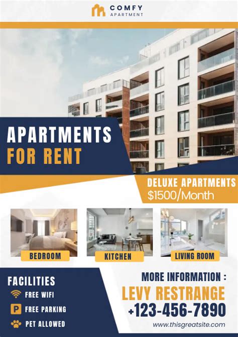 Apartment for Rent Template Design