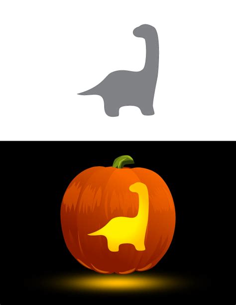 Apatosaurus Pumpkin Carving