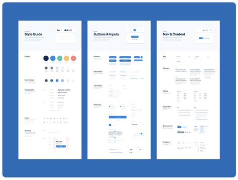 App design style guide template for PowerPoint presentations