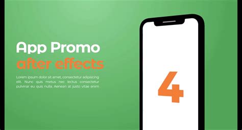 App promo video template example 3