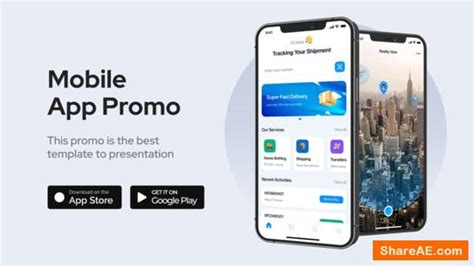 App promo video template example 8