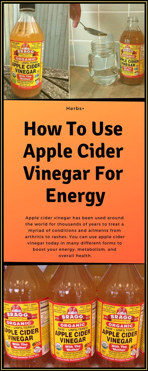 Apple Cider Vinegar for Energy