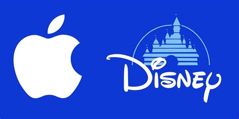 Apple and Disney logos side by side