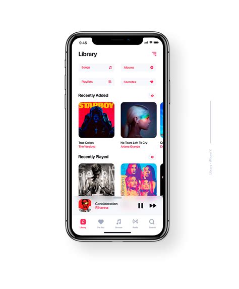 Apple Music Template Design