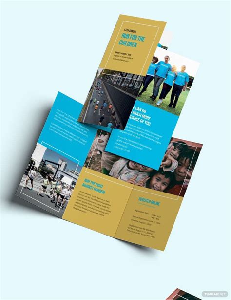 Apple Pages Brochure Template for Charity