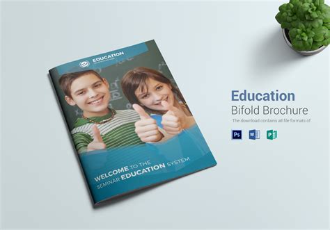 Apple Pages Brochure Template for Education