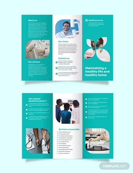 Apple Pages Brochure Template for Healthcare