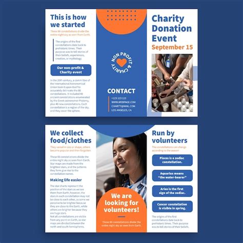 Apple Pages Brochure Template for Non-Profit