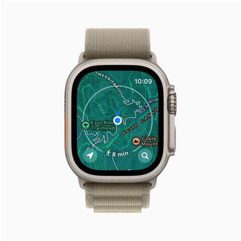 Apple Watch Ultra Maps app