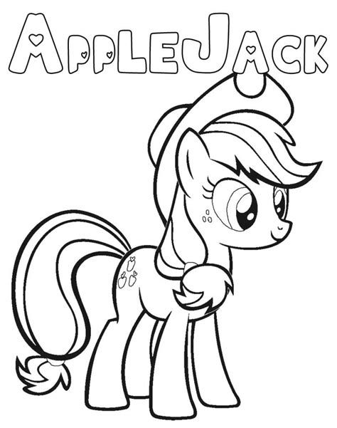 Applejack Printable Picture